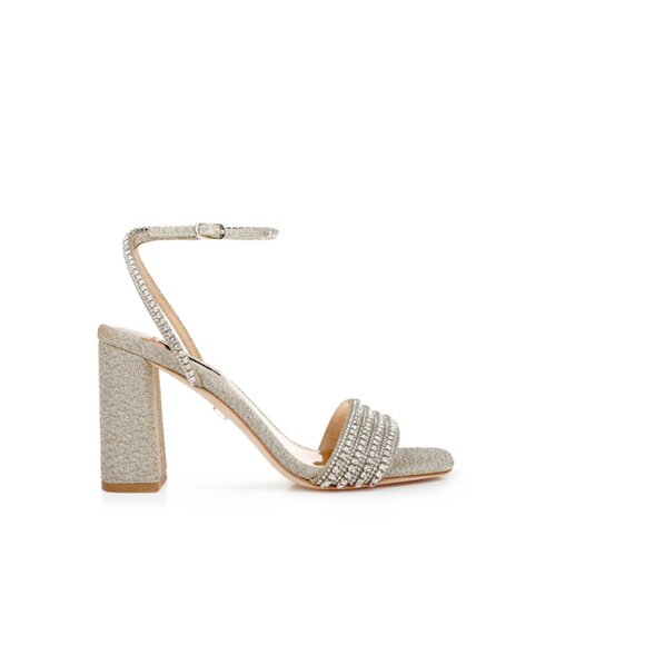 BADGLEY MISCHKA - Women's Size 6 Becca Sandal - Platino - Picture 2 of 7